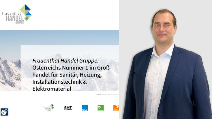 Webseite von Frauenthal Handel und neuer Vertriebsverantwortlicher Thomas Krenn