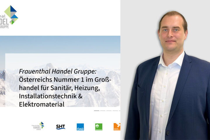 Webseite von Frauenthal Handel und neuer Vertriebsverantwortlicher Thomas Krenn