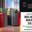 Hargassner Ausstellungsraum mit Heizkesseln; Siegel „Beliebte Marke 2026“ des Deutschen Instituts für Produkt- und Marktbewertung