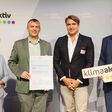 Im Bild: Umwelt- und Klimaminister Norbert Totschnig, Energie-Staatssekretärin Elisabeth Zehetner, Martin Hinterndorfer, Anton Mickstötter (Equans Kältetechnik GmbH)