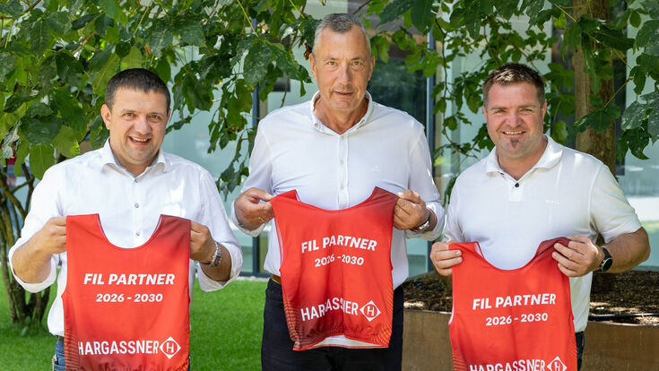 Anton Hargassner, Einars Fogelis, Markus Hargassner, von links nach rechts
