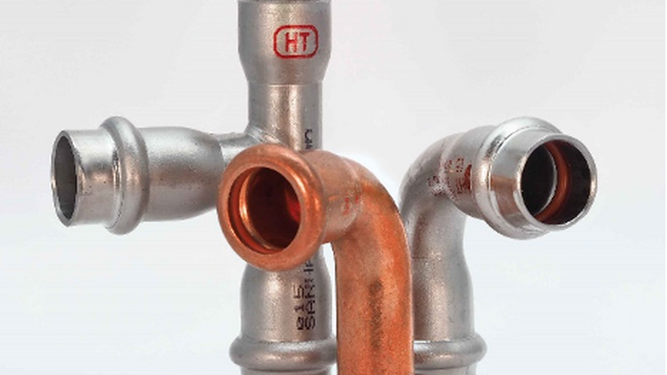 © Sanha GmbH & Co. KG solarthermie Sanha Sonne Warmwasser Heizungsunterstützung, Kupfer Edelstahl