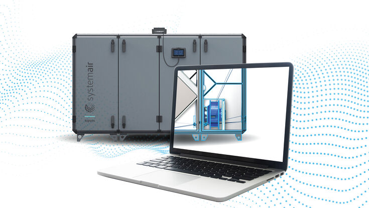 © Systemair GmbH Rotorgerät Topvex von Systemair in der neuen Generation
