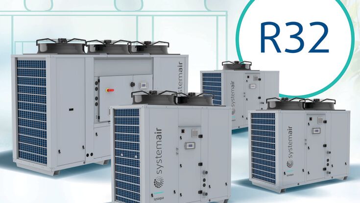 © Systemair GmbH Neue Baureihe luftgekühlter Kaltwassersätze von Systemair