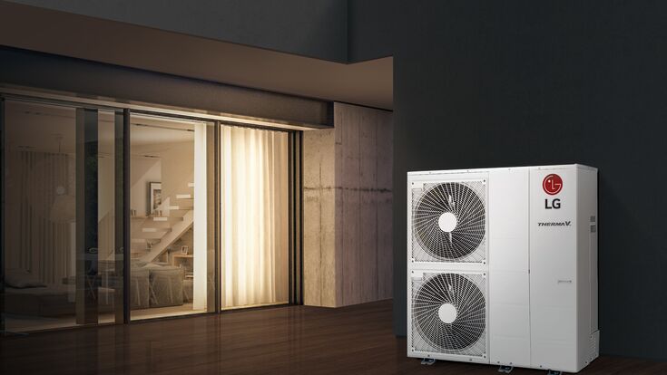 © LG Luft-Wasser-Wärmepumpe LG THERMA V R32 Monobloc S